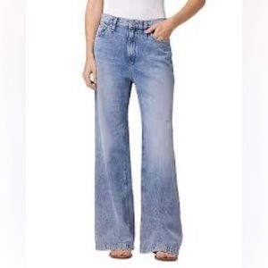 Hudson 5 Pocket Wide Leg Jeans in Young At Heart NWT